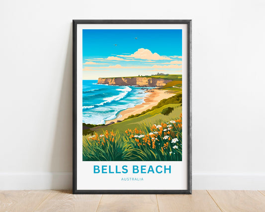 Bells Beach Travel Poster