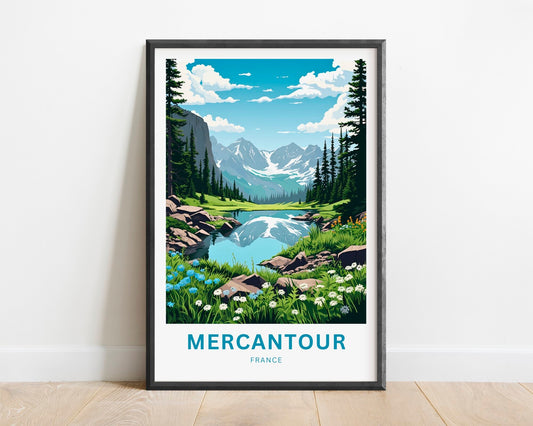 Mercantour Travel Print - Mercantour poster, France Wall Art, Framed present, Gift France Present - TravelTreasureCo