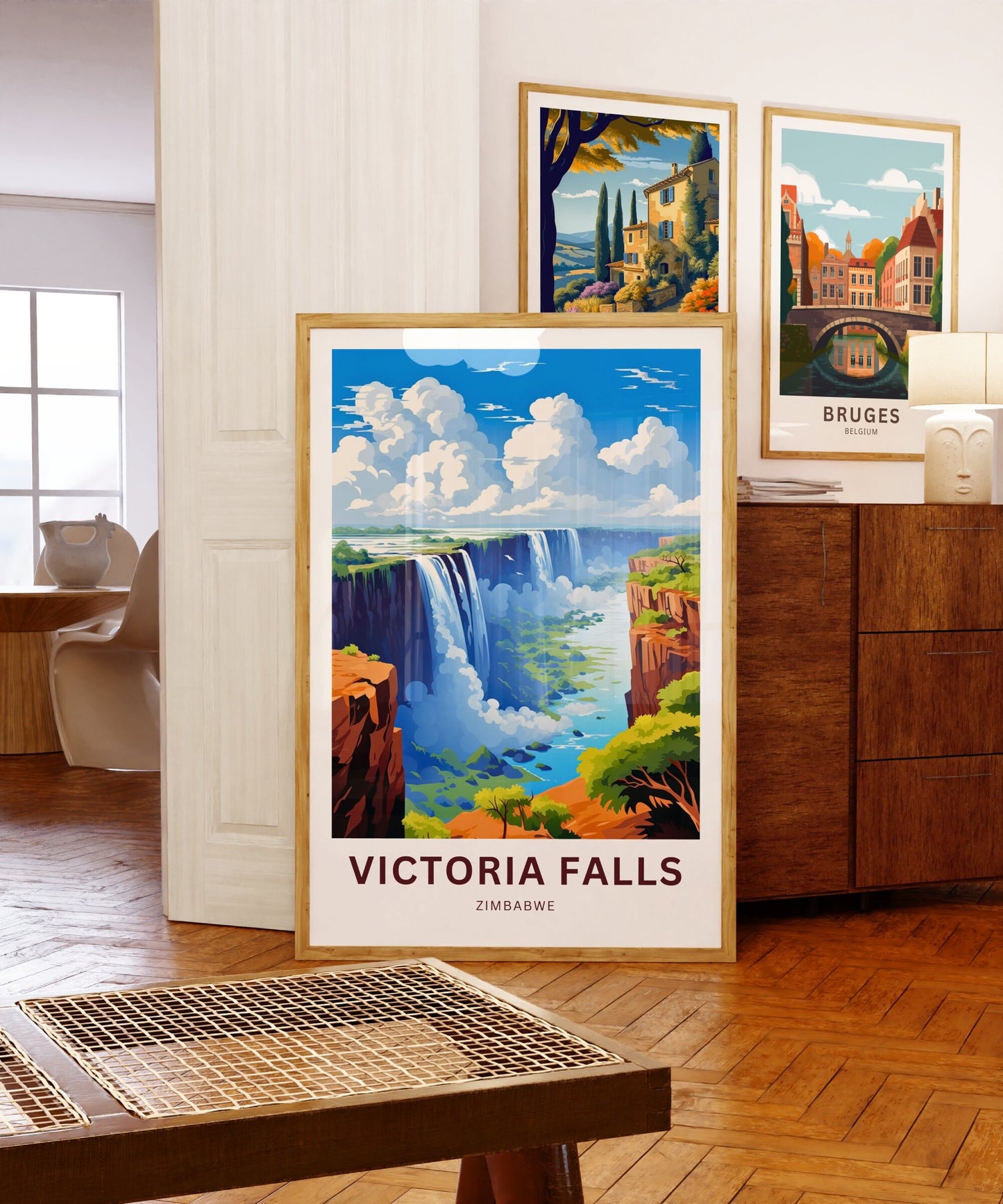 Victoria Falls Travel Poster