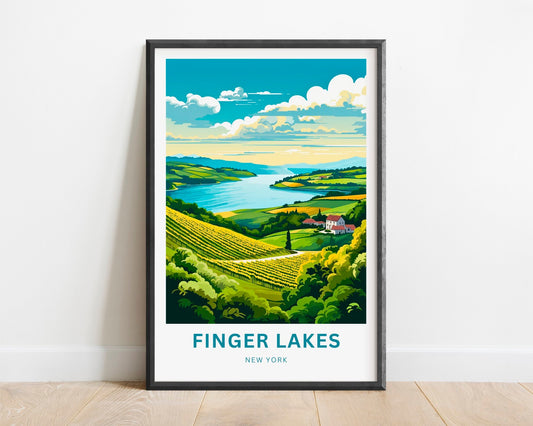Finger Lakes Travel Poster