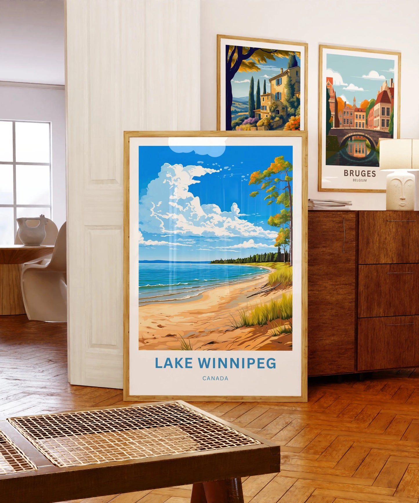 Lake Winnipeg Travel Poster