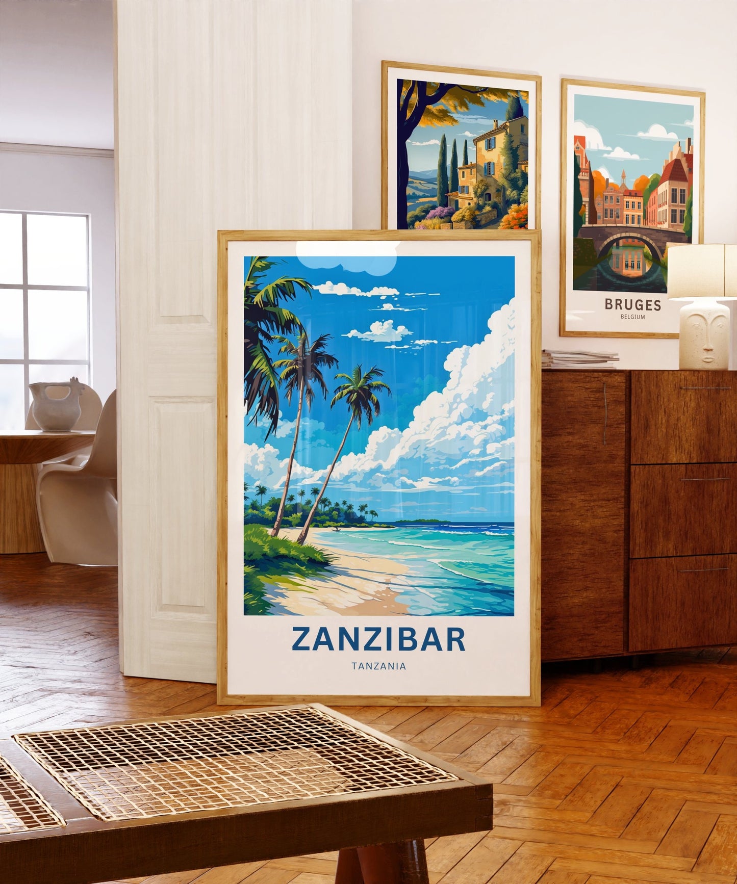 Zanzibar Travel Print - Zanzibar poster, Tanzania Wall Art, Framed present, Gift Tanzania Present - TravelTreasureCo