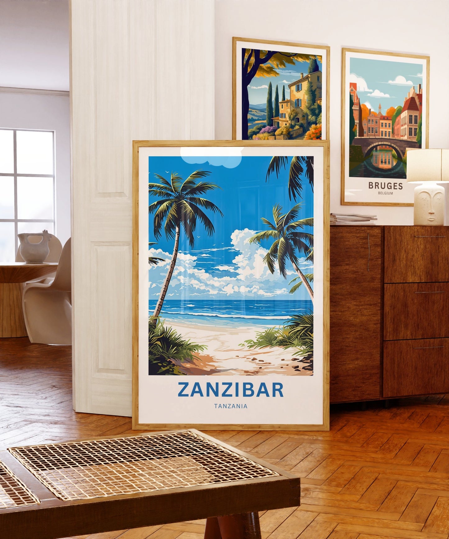 Zanzibar Travel Print - Zanzibar poster, Tanzania Wall Art, Framed present, Gift Tanzania Present - TravelTreasureCo