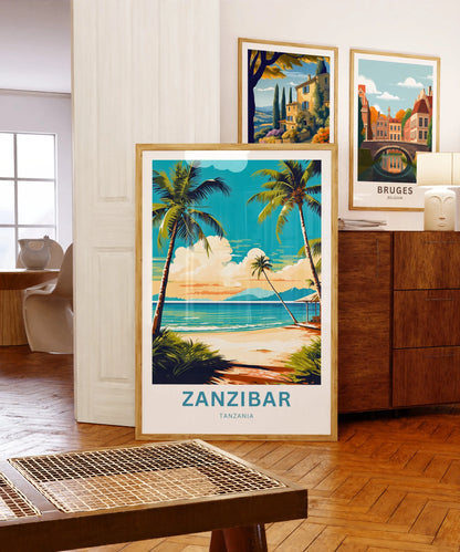 Zanzibar Travel Poster