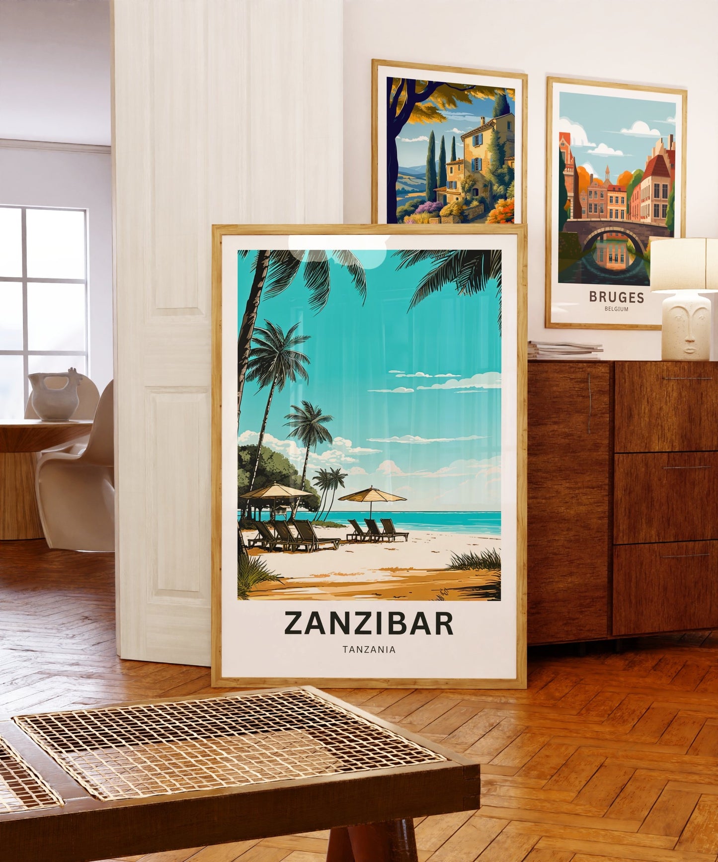 Zanzibar Travel Print - Zanzibar poster, Tanzania Wall Art, Framed present, Gift Tanzania Present - TravelTreasureCo