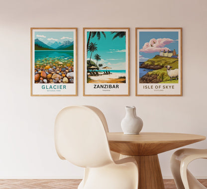 Zanzibar Travel Print - Zanzibar poster, Tanzania Wall Art, Framed present, Gift Tanzania Present - TravelTreasureCo