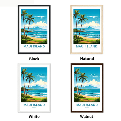 Maui Island Travel Poster