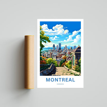 Montreal Travel Poster