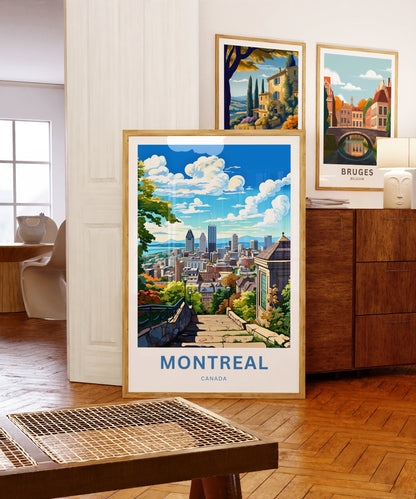 Montreal Travel Poster