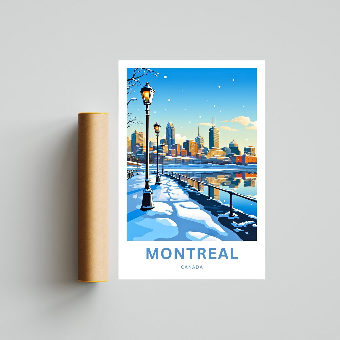 Montreal Travel Poster