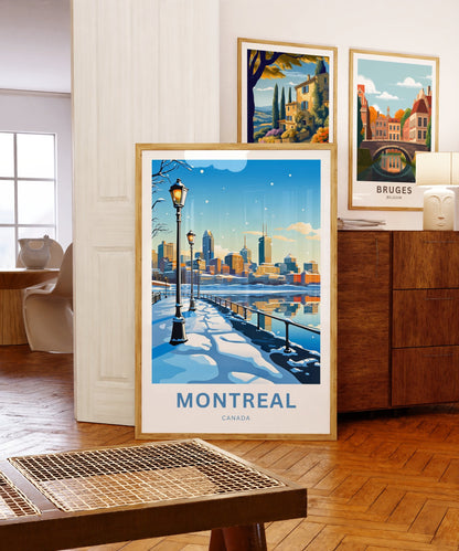 Montreal Travel Poster