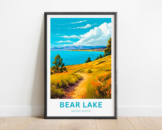 Bear Lake Travel Poster