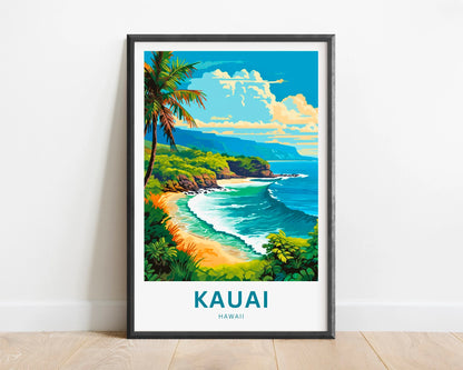 Kauai Travel Poster