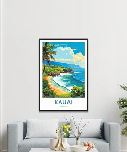 Kauai Travel Poster