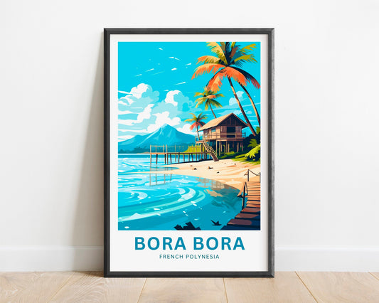 Bora Bora Travel Poster