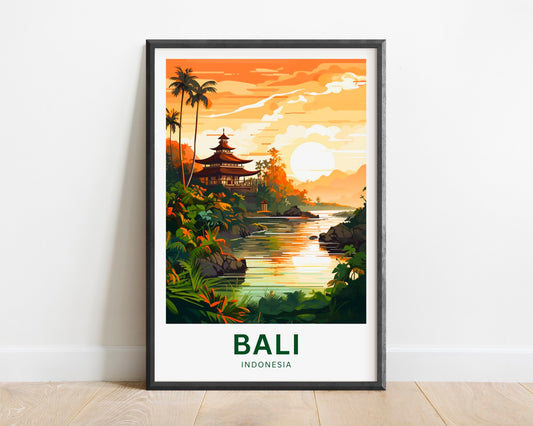 Bali Travel Poster
