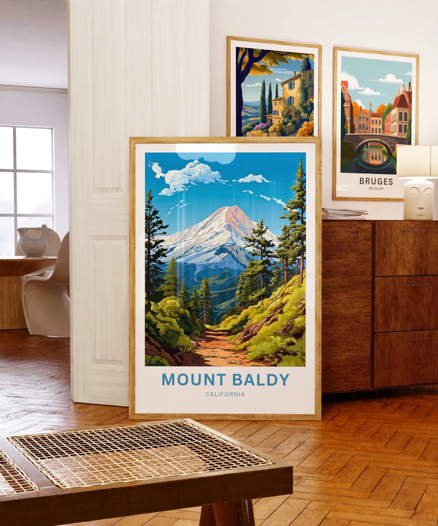 Mount Baldy Travel Poster