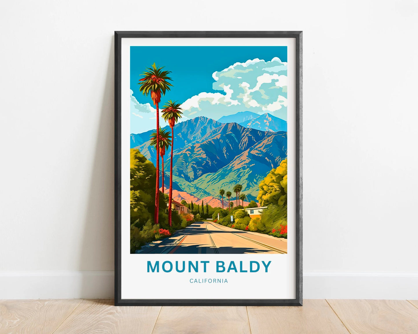 Mount Baldy Travel Poster