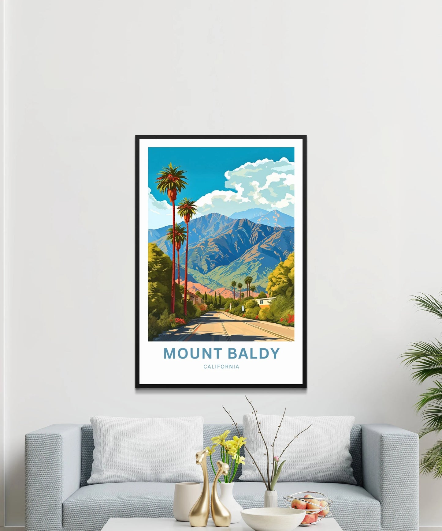 Mount Baldy Travel Poster