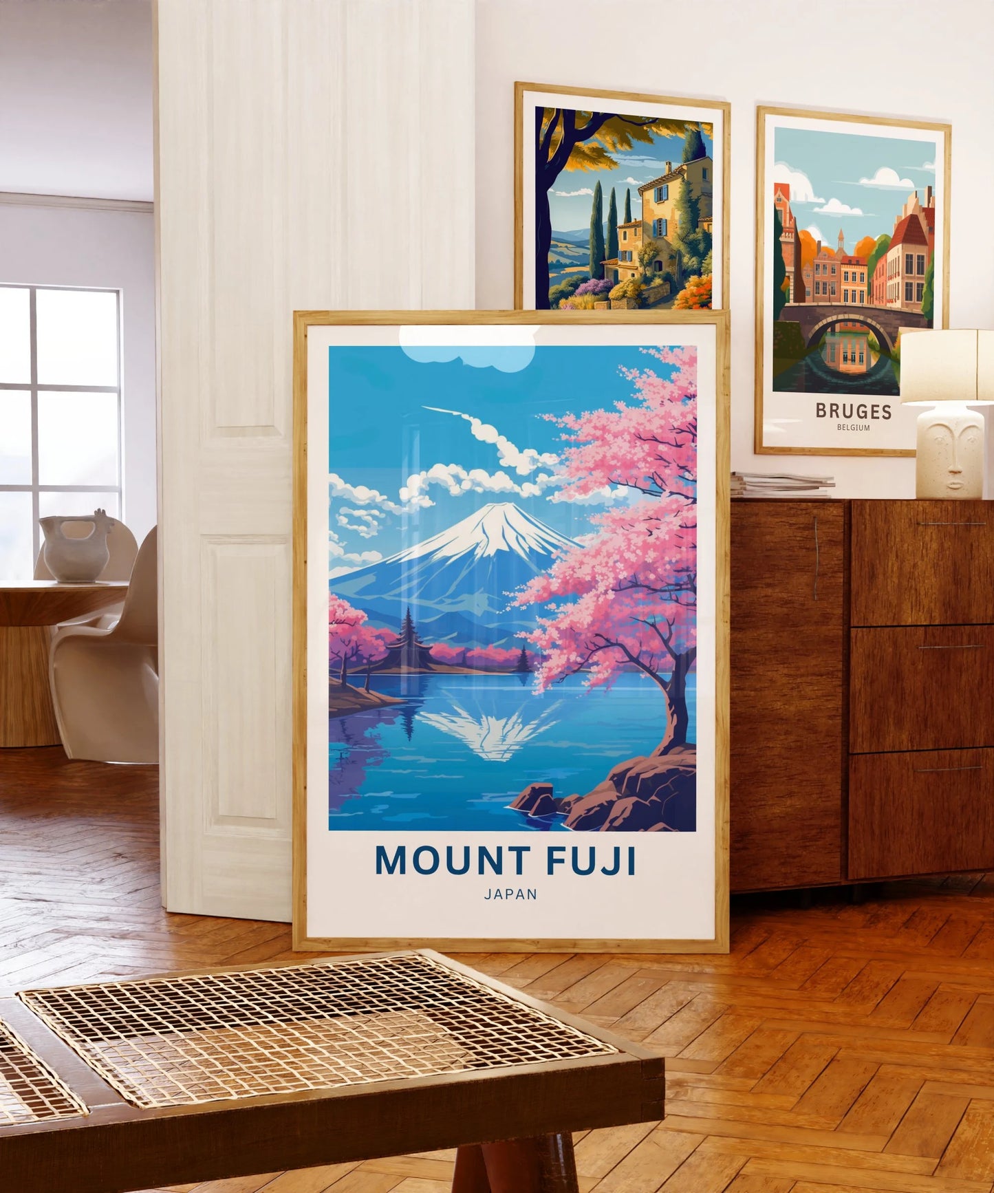 Mount Fuji Travel Poster