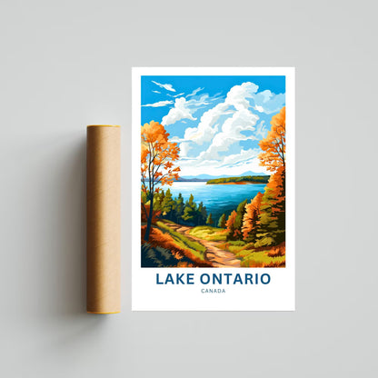 Lake Ontario Travel Poster