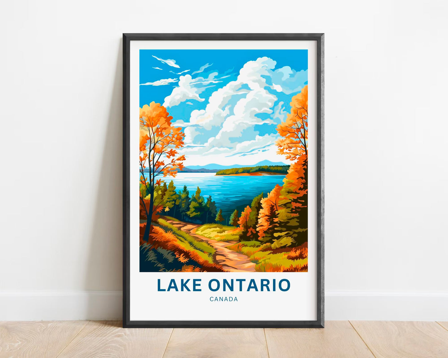Lake Ontario Travel Poster