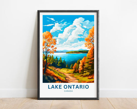 Lake Ontario Travel Poster