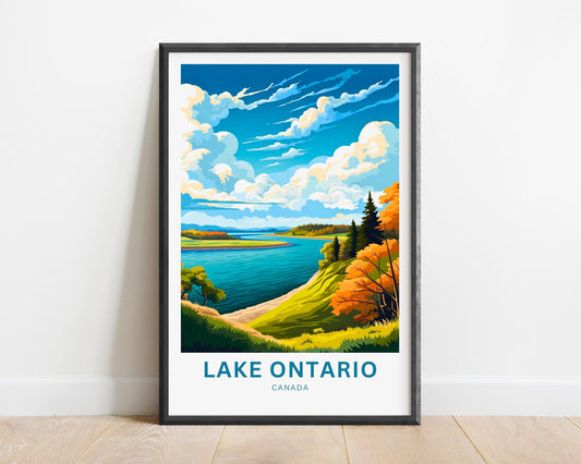 Lake Ontario Travel Poster