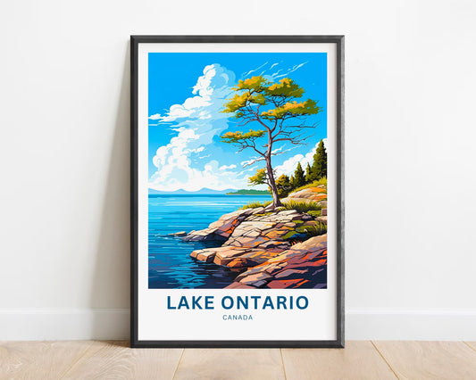 Lake Ontario Travel Poster