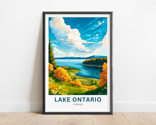 Lake Ontario Travel Poster