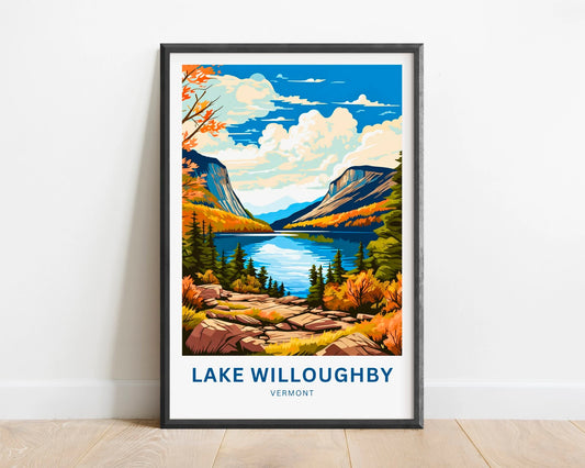 Lake Willoughby Travel Poster