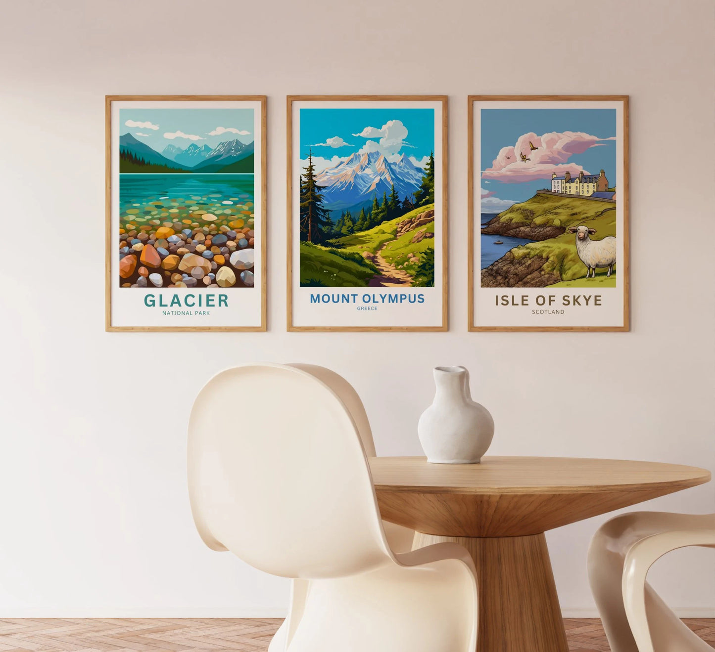 Mount Olympus Travel Poster