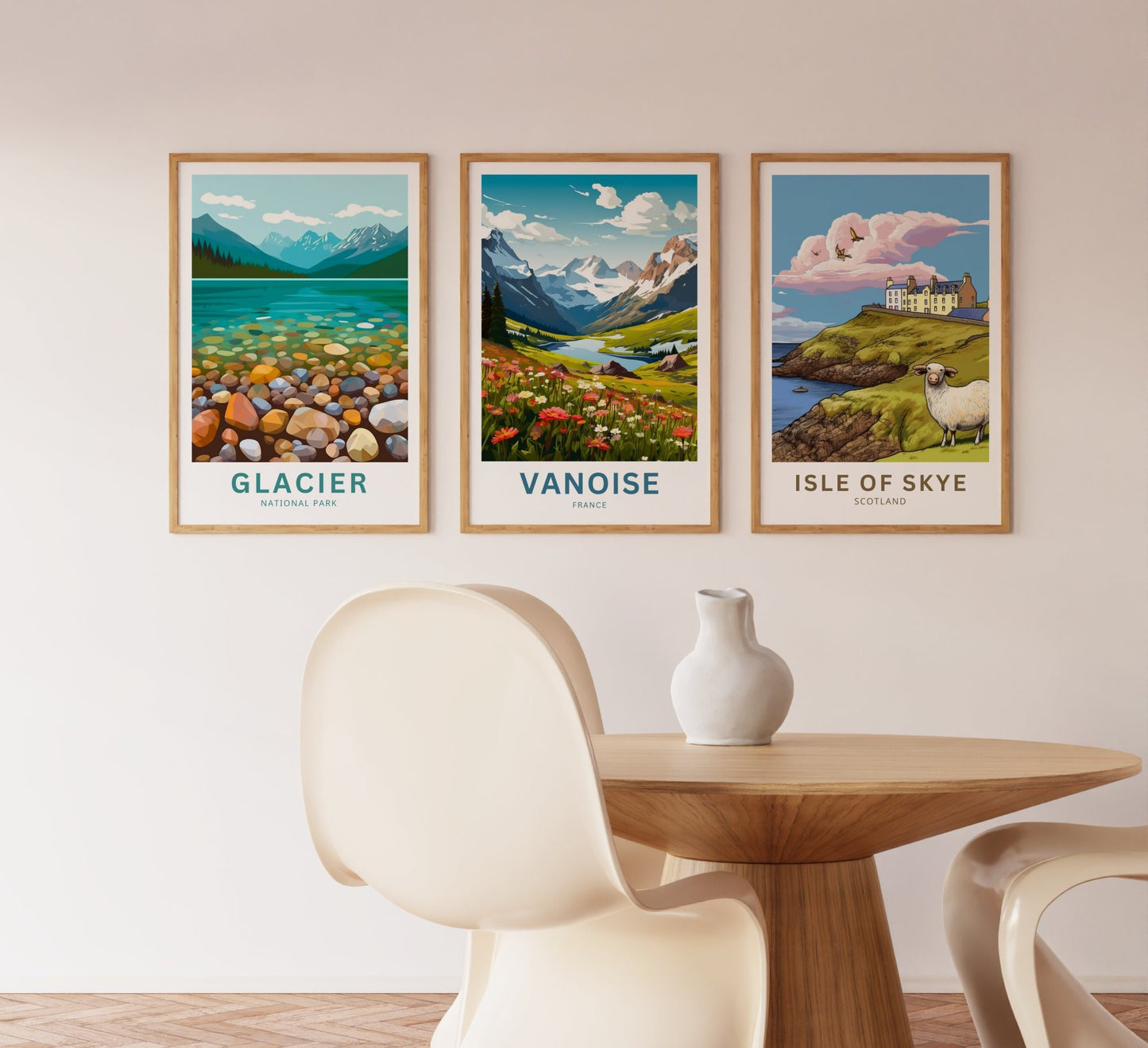 Vanoise Travel Print - Vanoise poster, France Wall Art, Framed present, Gift France Present - TravelTreasureCo