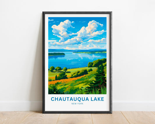 Chautauqua Lake Travel Poster