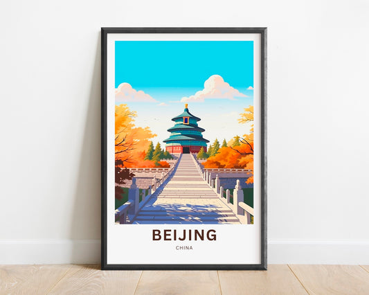 Beijing Travel Poster