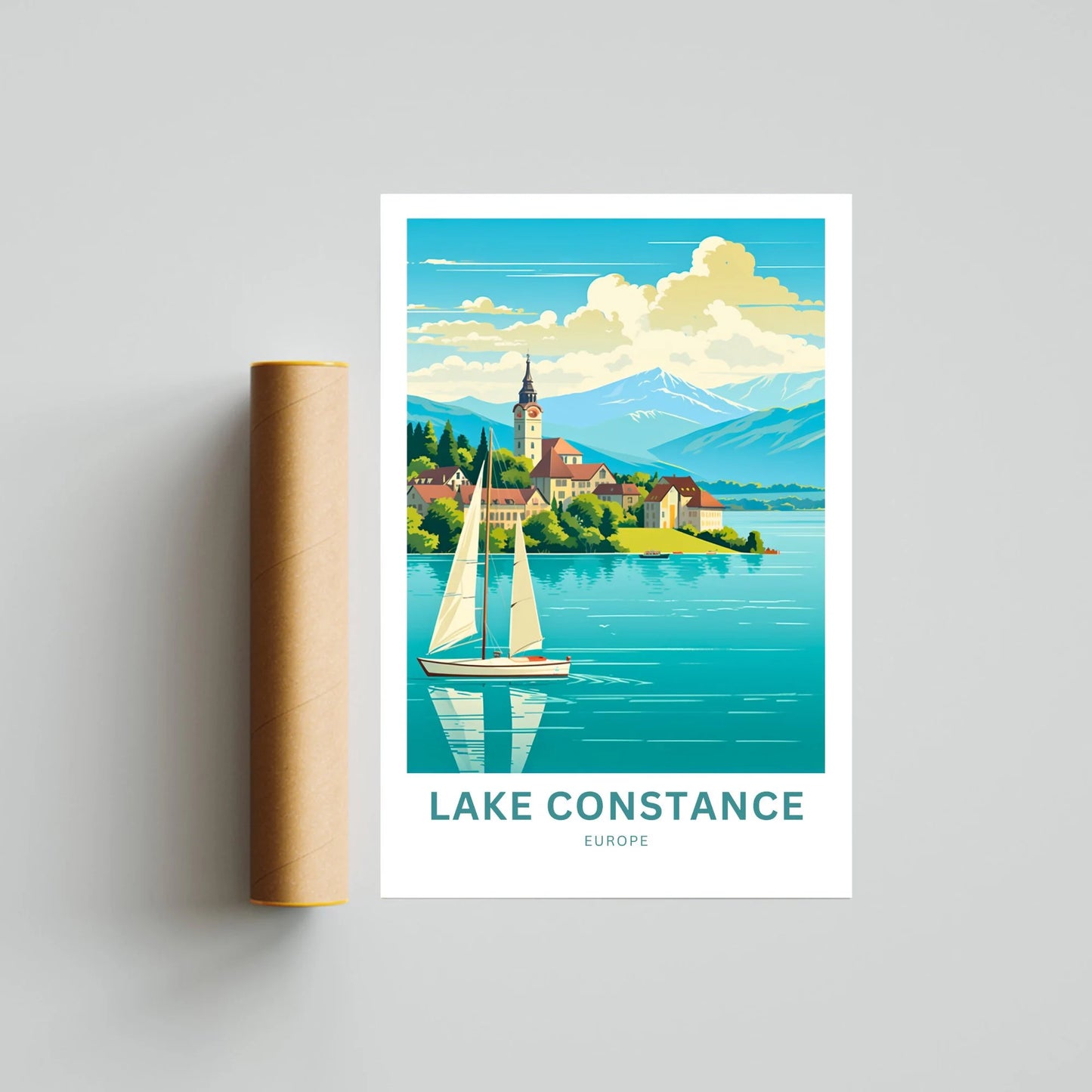 Lake Constance Travel Poster