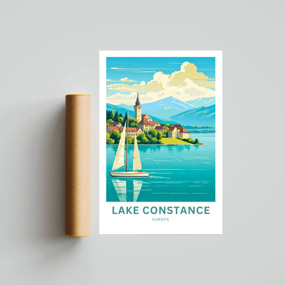 Lake Constance Travel Poster