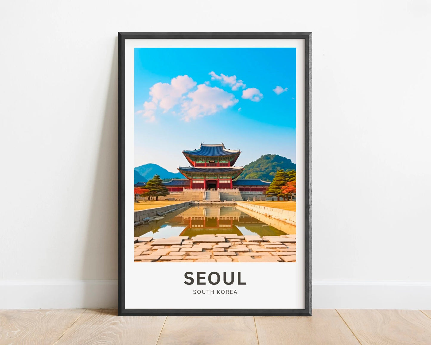 Seoul Travel Poster