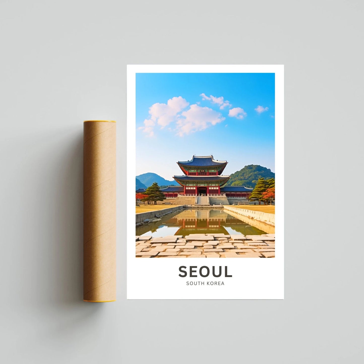 Seoul Travel Poster