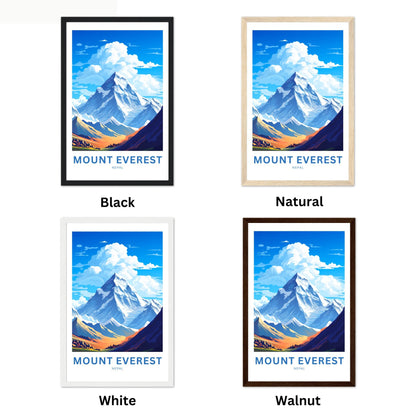 Mount Everest Travel Poster