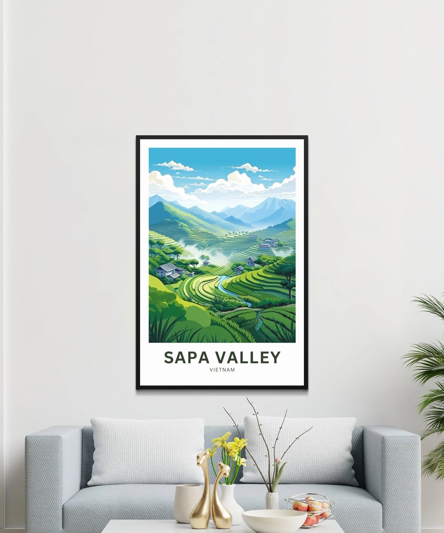 Sapa Valley Travel Poster