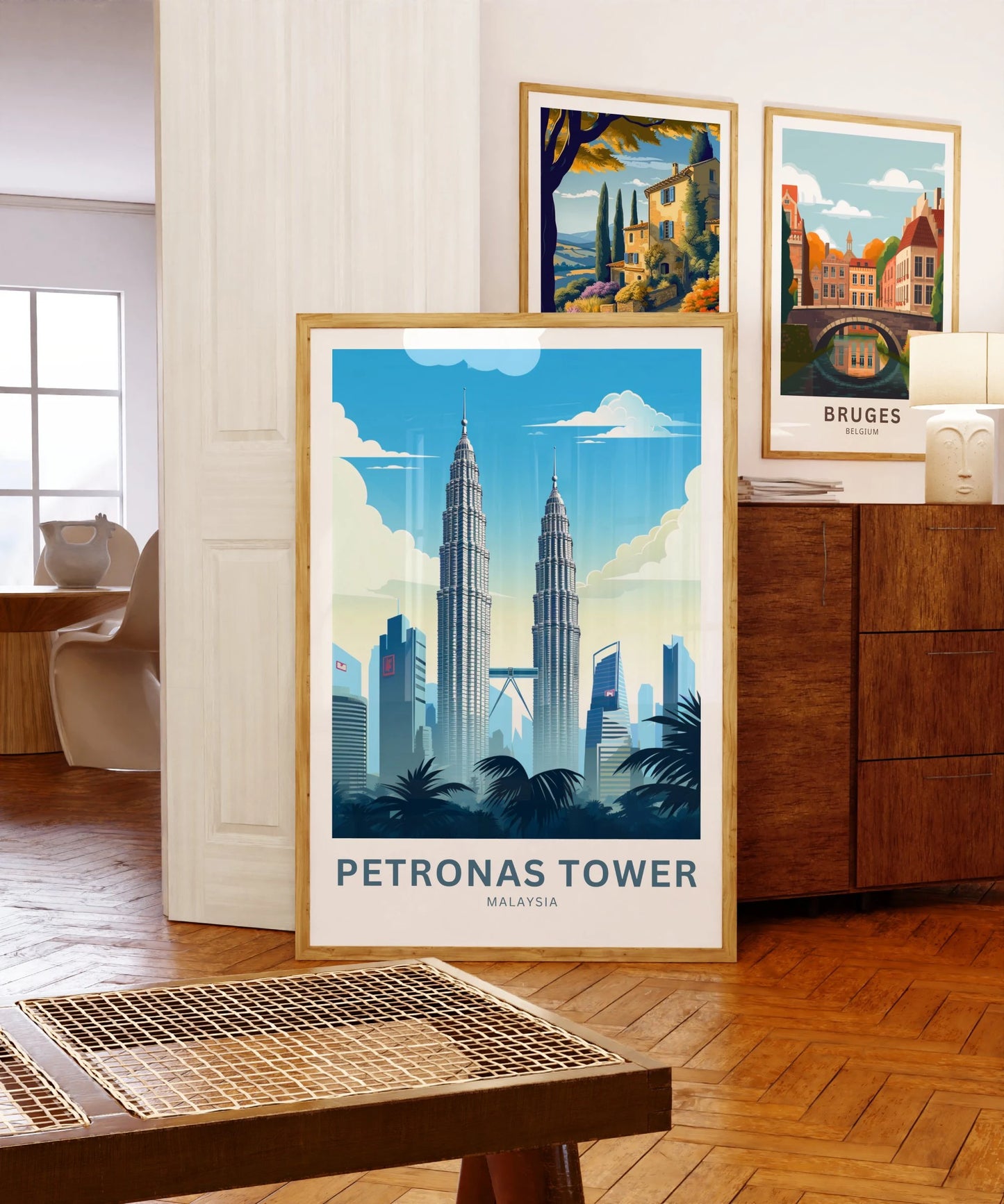 Petronas Tower Travel Poster