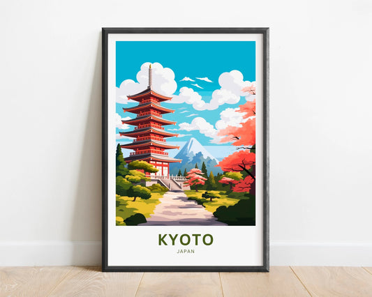 Kyoto Travel Poster