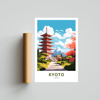 Kyoto Travel Poster