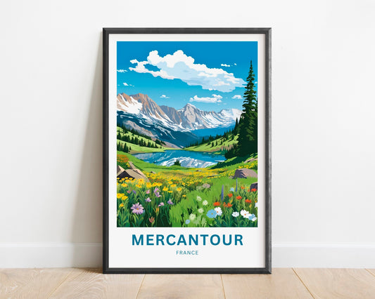 Mercantour Travel Print - Mercantour poster, France Wall Art, Framed present, Gift France Present - TravelTreasureCo