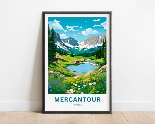 Mercantour Travel Print - Mercantour poster, France Wall Art, Framed present, Gift France Present - TravelTreasureCo