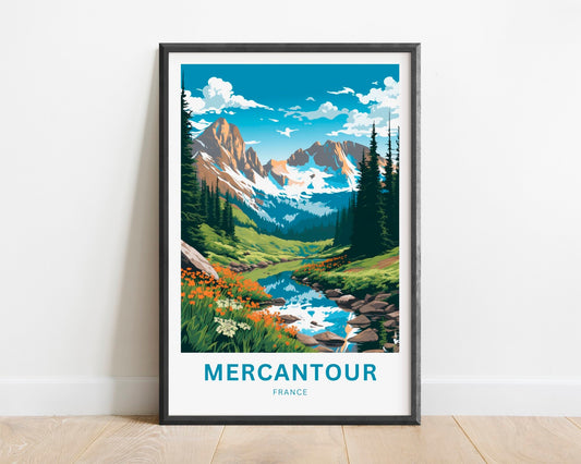 Mercantour Travel Print - Mercantour poster, France Wall Art, Framed present, Gift France Present - TravelTreasureCo