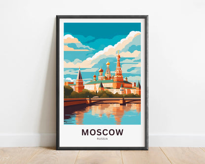 Moscow Travel Poster