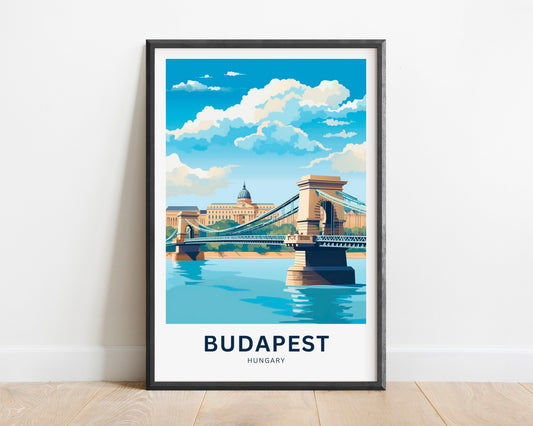 Budapest Travel Poster