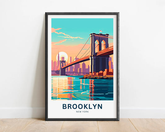 Brooklyn Travel Poster